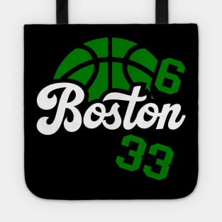 Boston Basketball Tote