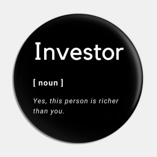 Investor Definition Pin