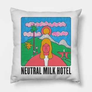 Neutral Milk Hotel   -  Fan Art Pillow