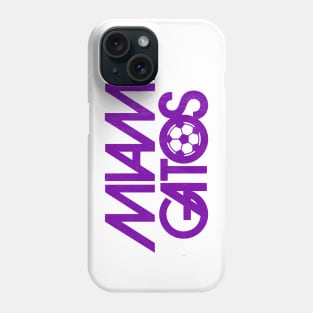 DEFUNCT - Miami Gatos Soccer Phone Case