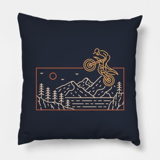 Dirt Bike Motocross 2 Pillow