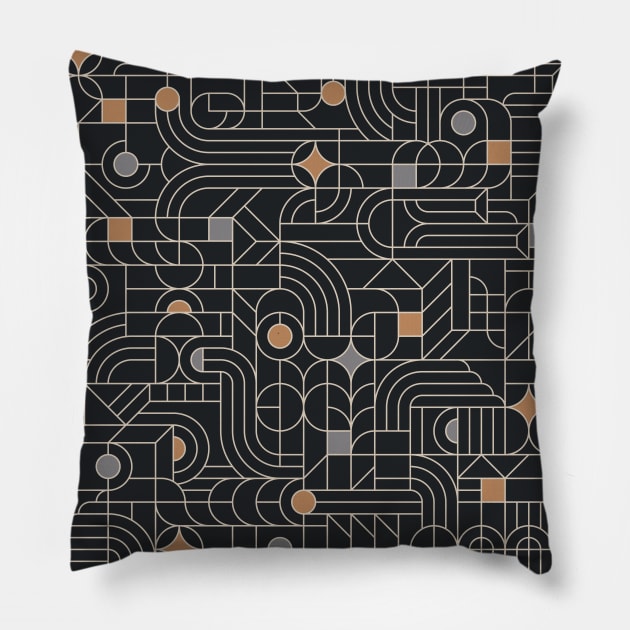 Mental Block 11 Pillow by Thepapercrane