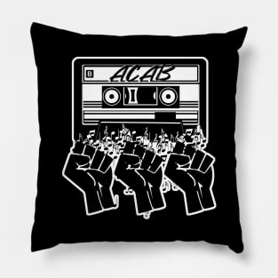 ACAB Cassette Tape Black Lives Matter Fists Pillow