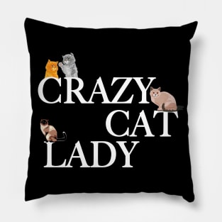 Crazy Cat Lady Pillow