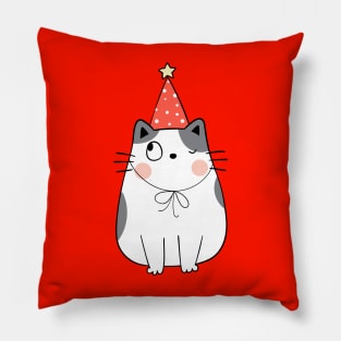 Merry Catmas - Cute Christmas Cat Pillow