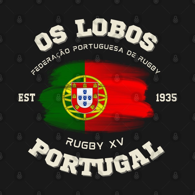 Os Lobos, Portugal Rugby by Teessential