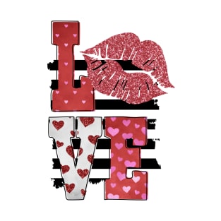 Valentines Love & Lips T-Shirt