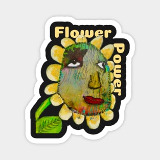 Flower Power - Words are powerful! Magnet