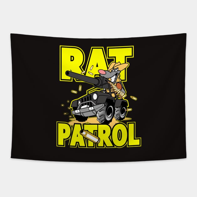 Rat Patrol Tapestry by Spikeani