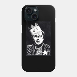 WALTER PAISLEY - A Bucket of Blood (Black and White) Phone Case