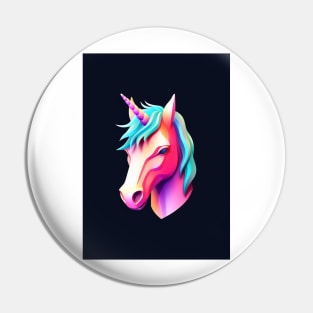 Digital Unicorn Pin