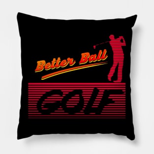 better ball retro Pillow