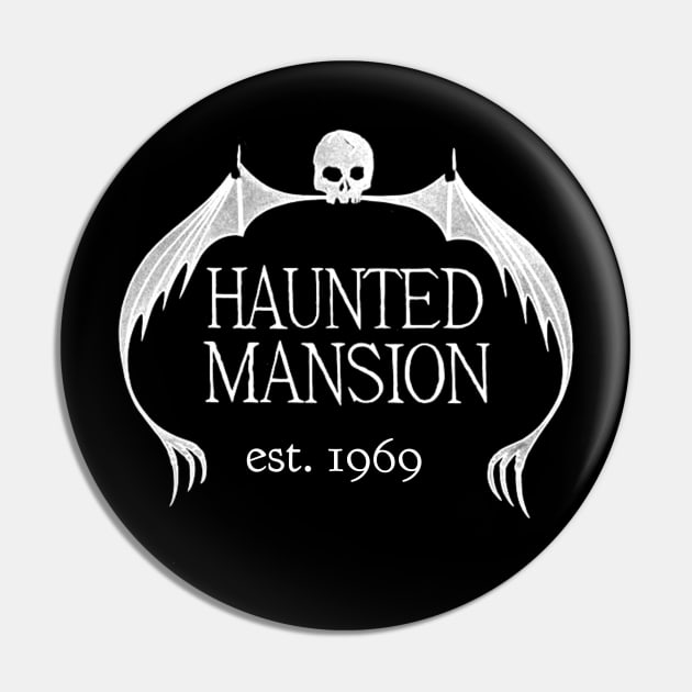 Haunted Mansion - 50th Anniversary - Original 1969 logo Pin by vampsandflappers