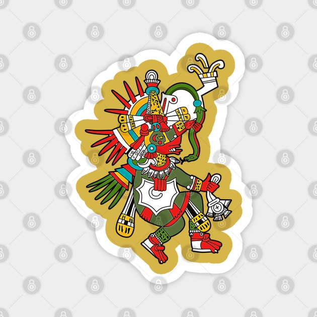 Quetzalcoatl Magnet by Blind Man Studio