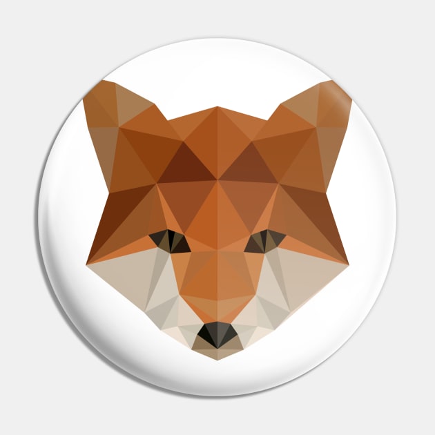 Low Poly Fox Pin by meganther0se