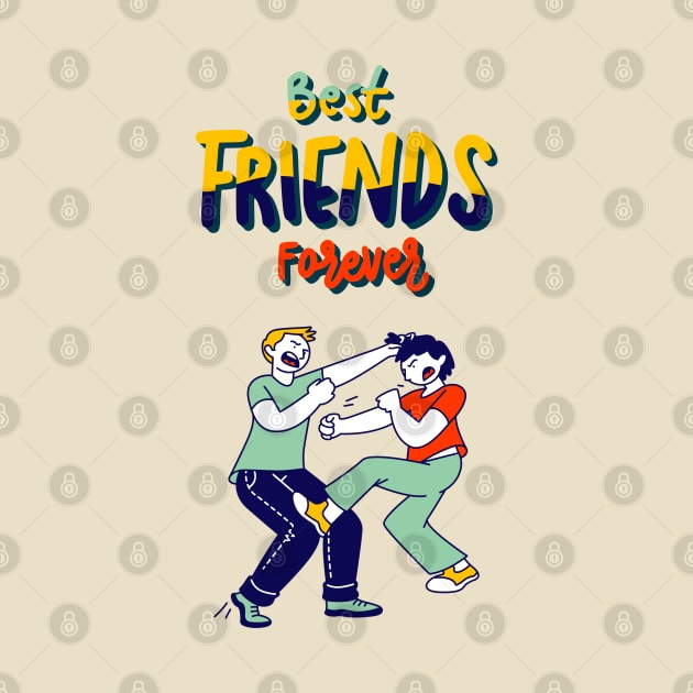 Best Friends forever bff friendship best friends by Retro Comic Books