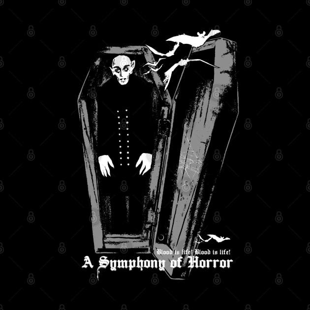 Nosferatu - Symphony of Horror, dracula, vampire in the coffin by SSINAMOON COVEN