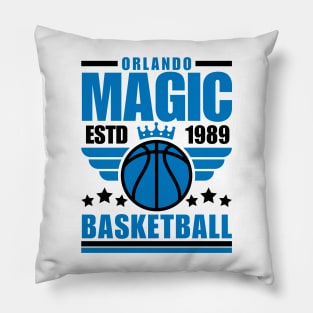 Orlando Magic 1989 Basketball Retro Pillow