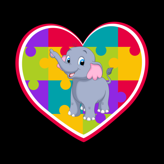 autism day Elephant by teespra