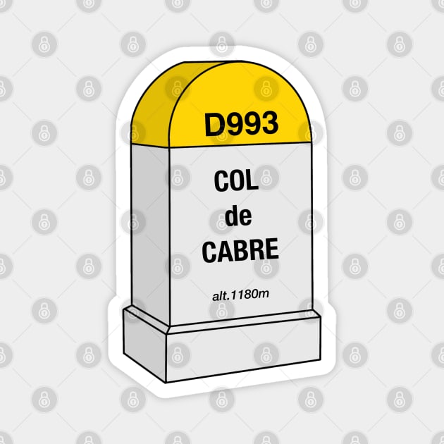 Bourne: Col de Cabre Magnet by LetsOverThinkIt