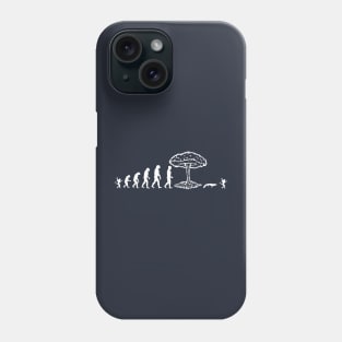 Evolution of man : nuclear blast Phone Case