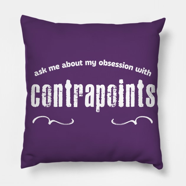 Contrapoints - Aesthetic Fanart Design Pillow by DankFutura