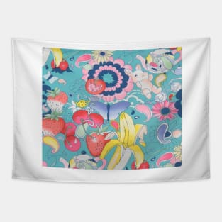 Spring with fruits Tapestry