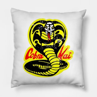 Cobra Kai Distressed Pillow