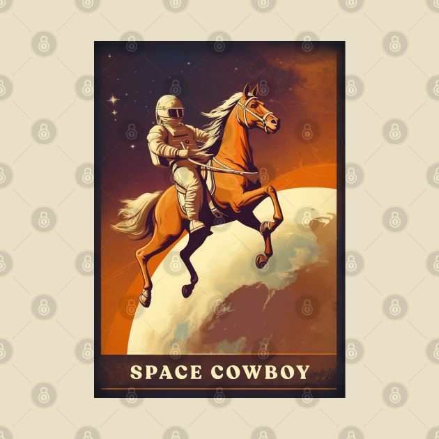 Space Cowboy by Retro Travel Design