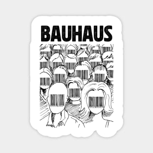 Barcode face Bauhaus Magnet