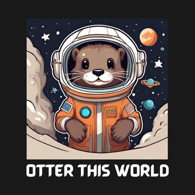 Otter this World | Otter Pun by Allthingspunny