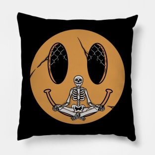 Yoga skull Pillow