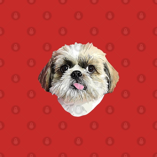 Shih Tzu Cute Puppy Dog by ElegantCat