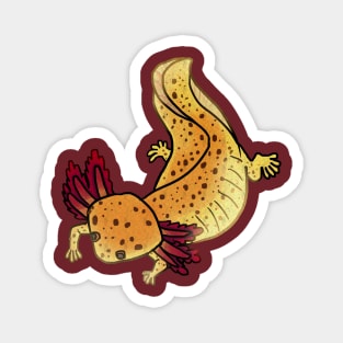 Copper axolotl mud puppy shirt Magnet