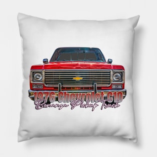 1976 Chevrolet C10 Bonanza Pickup Truck Pillow