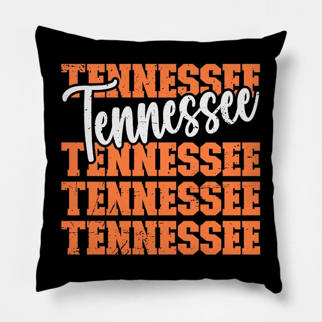 Vintage Tennessee Pillow by Etopix