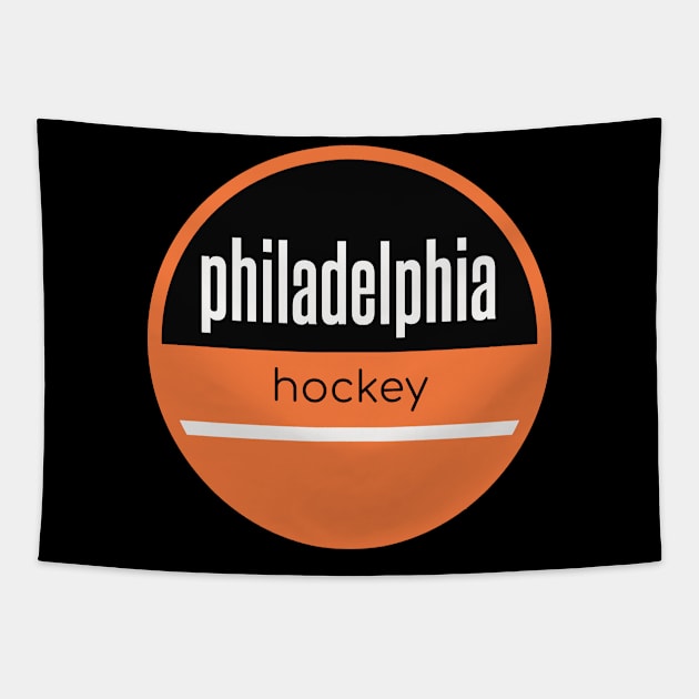 philadelphia flyers hockey Tapestry by BVHstudio