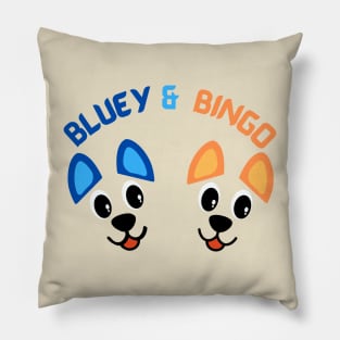 Bluey and Bingo Pillow