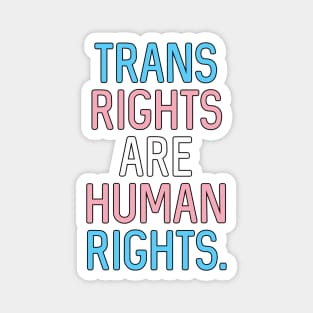 V2: Trans rights are human rights. Magnet