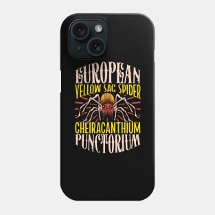 European Yellow Sac Spider Phone Case