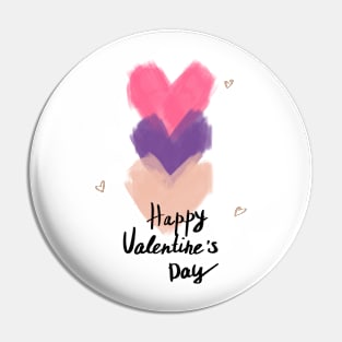 Minimalist Valentine's Day, Romantic design. Pin