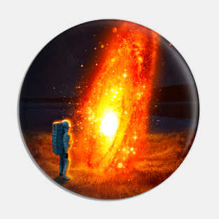 Lava Galaxy Pin