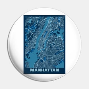 Manhattan - United States Peace City Map Pin