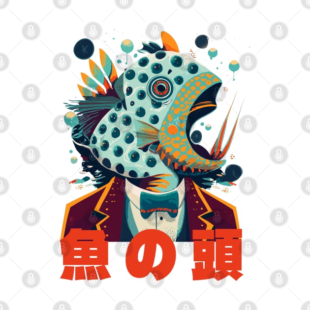 Fish Head Illustration by bmron