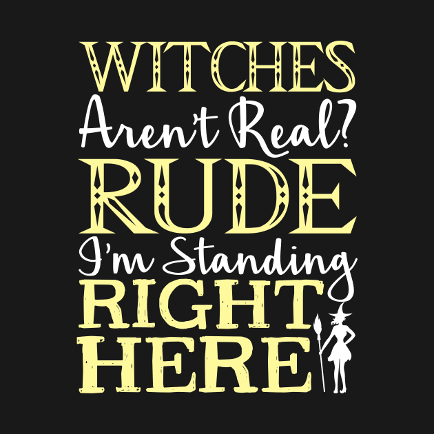 Witches Aren't Real? Rude I'm Standing Right Here - Witch by fromherotozero