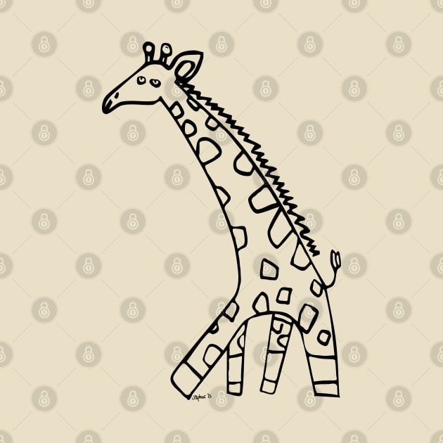 giraffe by Roocolonia