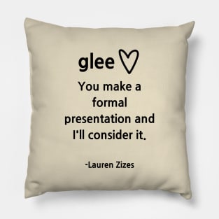 Glee/Lauren Pillow