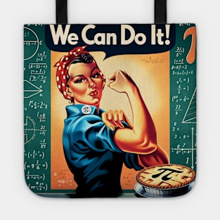 Pi Power: 'We Can Do It!' Meets Pi Day Celebration Tote