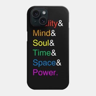 Helvetica Infinity Gems & Phone Case