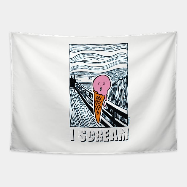 I scream Tapestry by maxsax